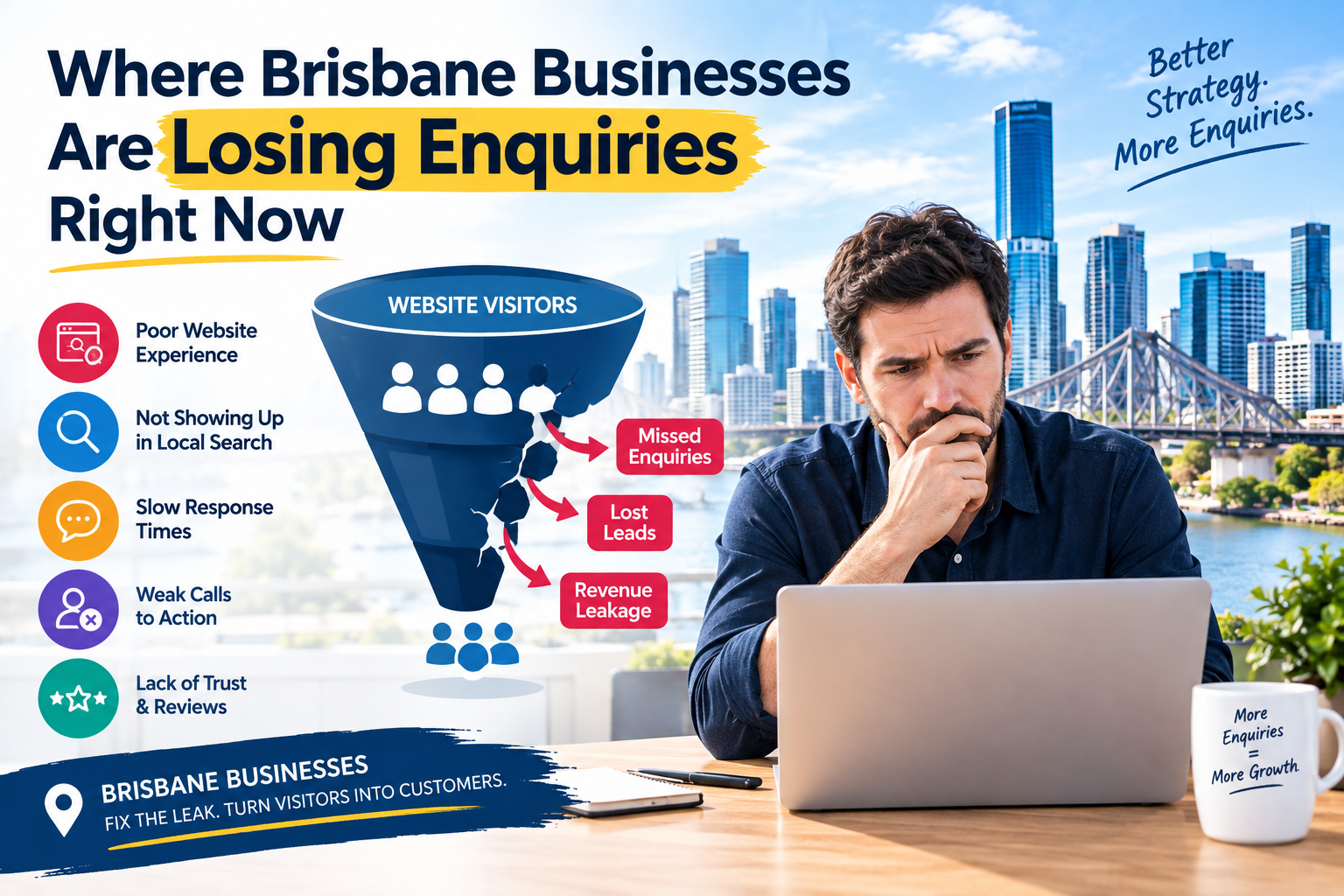 Where Brisbane Businesses Are Losing Enquiries Right Now