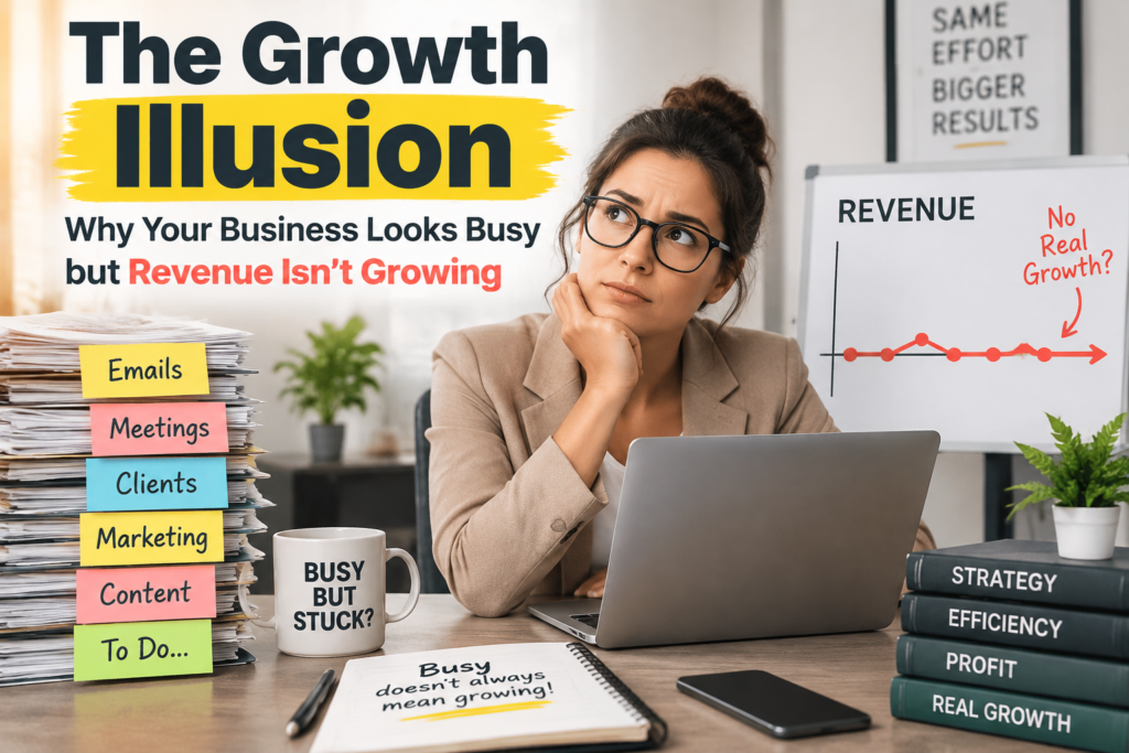 The Growth Illusion: Why Your Business Looks Busy but Revenue Isn’t Growing